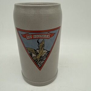 Vintage Naf Sigonella Beer Stein Made In West Germany 7.25" Tall